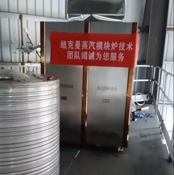 東莞某廠采購一臺紐克曼超低氮蒸汽模塊爐，設(shè)備已調(diào)試完畢!